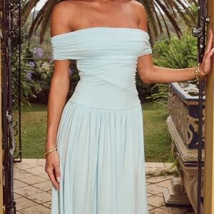 Runaway The Label Manalla Light Blue Dress